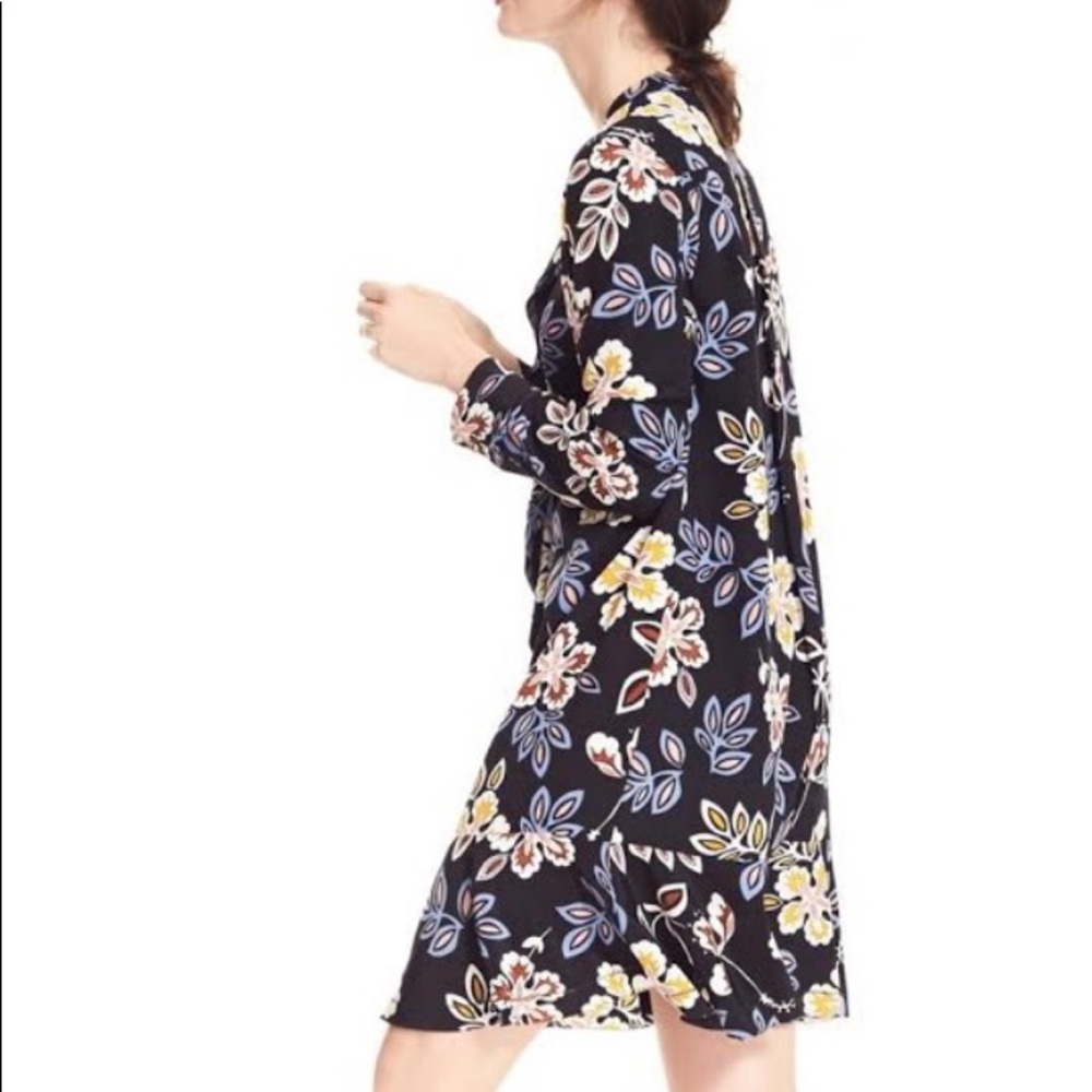 Tory burch Janet floral silk shirtdress